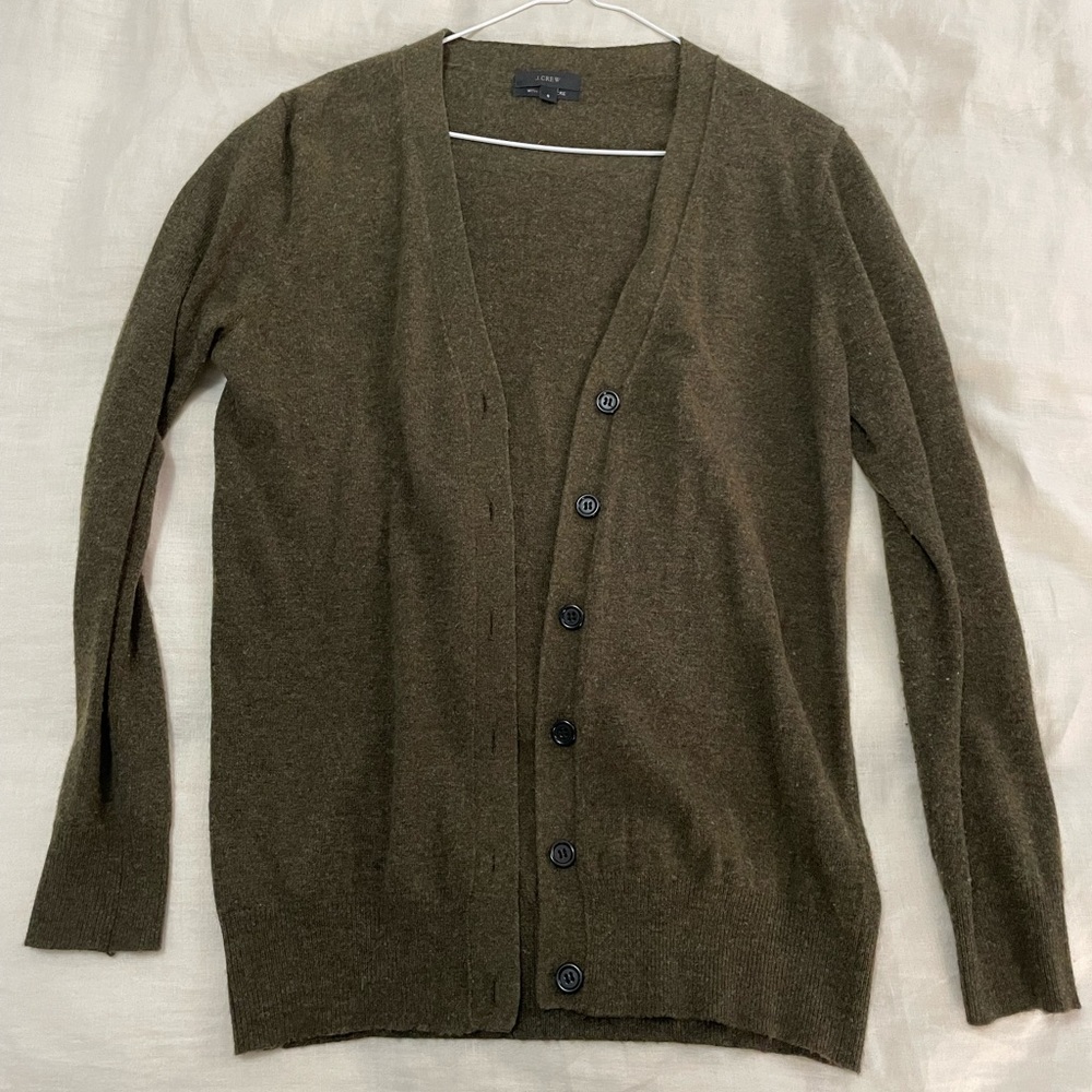 j.crew cashmere wm’s S cardigan